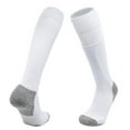 thumbnail image 2 of Girls Athletic Socks Kids Athletic Soccer Socks, Knee High Socks for Youth Boys Girls Thick Bottom Cushioned Sports Tube Socks Boot Socks for Girls Knee High White 150, 2 of 3