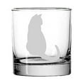 thumbnail image 2 of Cute Cats Being Cats Rocks Glasses: 4 Engraved 10oz. Rocks Drinking Glasses: cat lover, cat decor, cat mom, 2 of 5