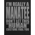 thumbnail image 4 of Halloween Human Manatee Costume Mens T Shirt, 4 of 5