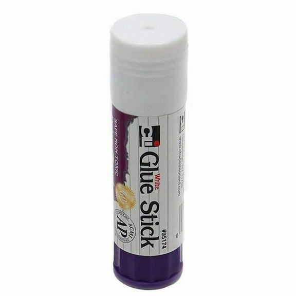 Charles Leonard Glue Stick, White, .74 oz, Pack of 36