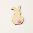 thumbnail image 4 of Conejo Piezas de madera Decoraciones de Pascua Scrapbooking Artesanía Regalos de aniversario Accesorios de cumpleaños Kits de bricolaje para adultos 5 piezas AweSitey HA011604-02, 4 of 7