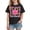 Black, variant on Riecok 100th Day of School Shirts Boys Girls Crewneck Celebration Tees Funny Colorful Printed Short Sleeve Tops