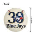 thumbnail image 4 of Toronto Baseball 30 Round Non-Slip Rubber 2 PCS 8in Mouse Pad 3mm Thick Polyester Surface for Office Gaming PC, Bluebird Mouse Pad LS316, 4 of 7