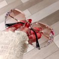 thumbnail image 1 of CHOKSparkling Crystal Sunglasses UV400 Protection Rhinestone Sunglasses for Women, 1 of 9