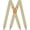Beige 2, variant on Suspenders for Men Heavy Duty 4 Snap Hooks for Belt Loops Adjustable X