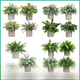 thumbnail image 4 of 4 piezas de macetas de pulpa de simulación para habitación, macetas de plantas suculentas de imitación para interiores, plantas artificiales para el hogar, decoración de escritorio, macetas de boj, 4 of 4