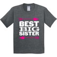 thumbnail image 3 of Inktastic Best Big Sister Youth T-Shirt, 3 of 5