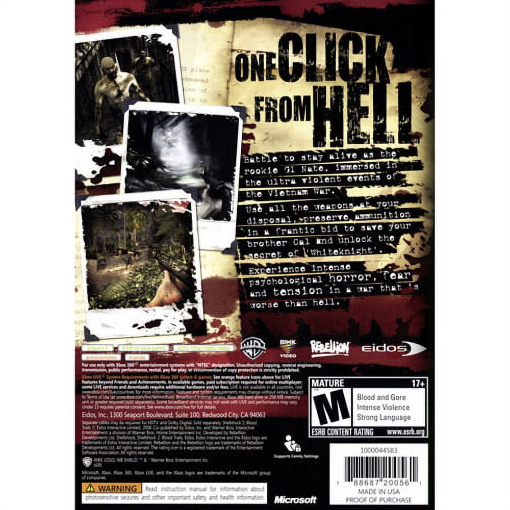 Jogo Shellshock 2: Blood Trails - Xbox 360