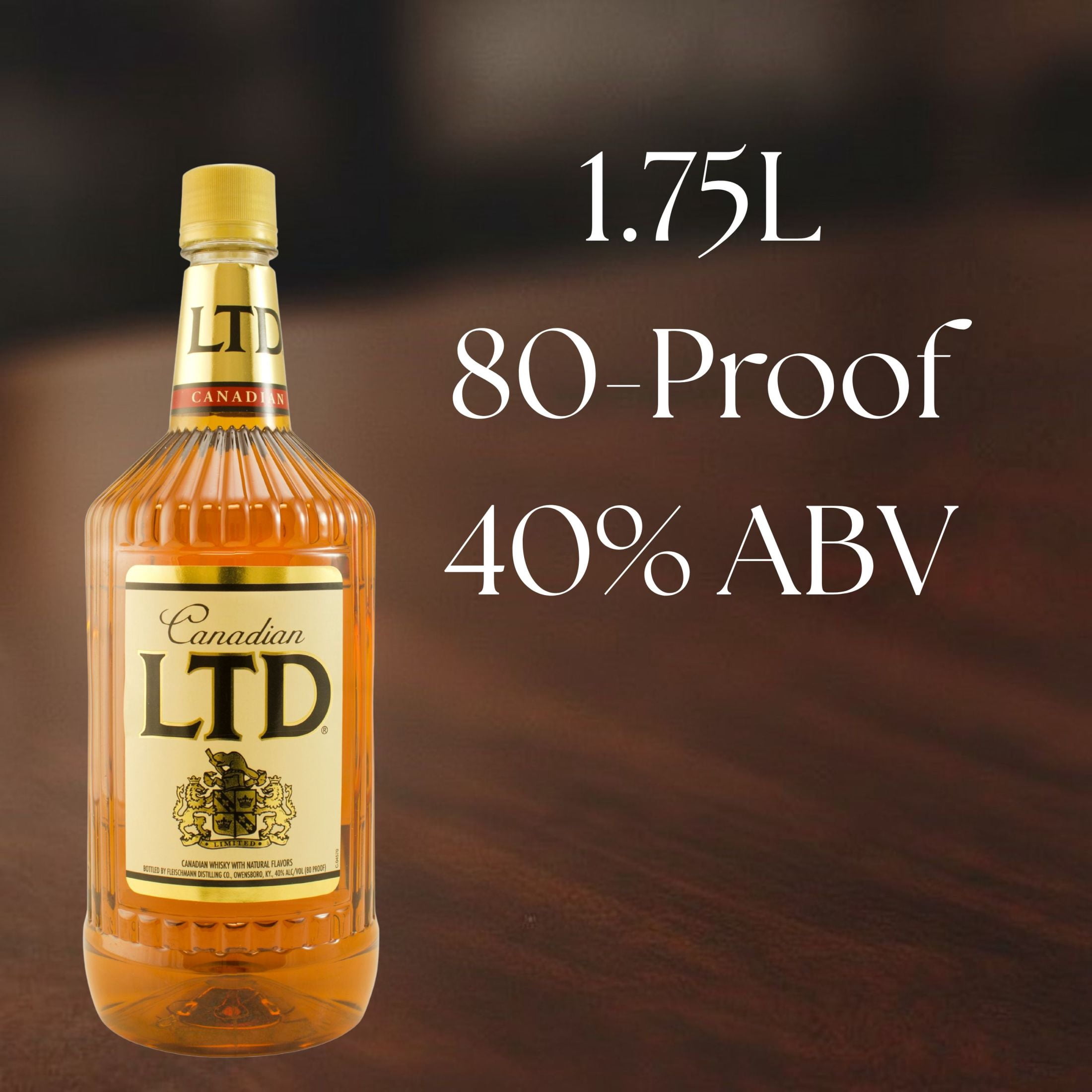 Canadian LTD Canadian Whisky, 1.75ml 80 Proof - Walmart.com