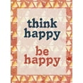 thumbnail image 2 of Kimberly, Allen 19x24 Black Ornate Wood Framed with Double Matting Museum Art Print Titled - Think Happy, 2 of 4