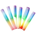 thumbnail image 5 of Rainbow Hair Comb, 6pcs Salon Hair Cutting Comb, 5 of 5