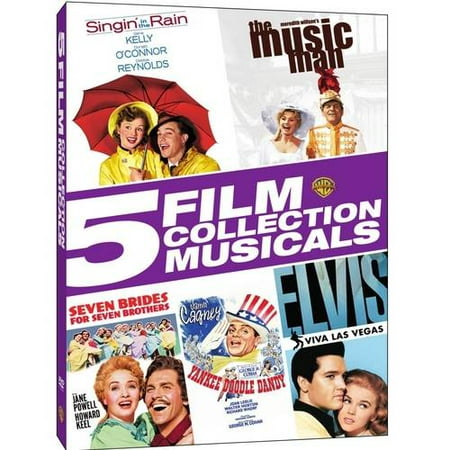 5 Film Collection: Musicals - Singin' In The Rain / The Music Man / Seven Brides For Seven Brothers / Yankee Doodle Dandy / Viva Las Vegas