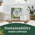Aria 100 Recycled Toilet AIF4 Paper, 1 Pack of 6 Rolls, 3 Soft Layers