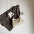 thumbnail image 4 of Bolso Bandolera Con PU para Mujer Correa Ajustable (beige), 4 of 5