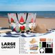 thumbnail image 5 of Disketp Merry Christmas Gnome1 Bolsa de Playa de Gran Capacidad, Bolso Impermeable y a Prueba de Arena para Mujer, Ideal para Playa, Piscina y Natación, 5 of 7