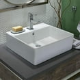 thumbnail image 2 of American Standard 0552.001 Loft 19-5/8" Fire Clay Vessel Bathroom Sink - White, 2 of 3