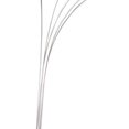 thumbnail image 3 of Benzara BM230127 Metal Arch Tree Floor Lamp with 5 Bulbs, Silver, 3 of 5