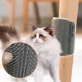 thumbnail image 7 of 2 PACK Cat Self Groomer,Softer Cat Corner Scratcher For Wall With Catnip,Massage Comb Groomer Cat Corner Groomer,Pet Grooming Massage Kitten Brush,Cat Face Scratcher For Kitten with Long &Short Fur, 7 of 7
