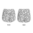 thumbnail image 5 of Lsque Snake Printed Women's Running Shorts with Liner Pockets,Elastic Quick Dry Workout Athletic Gym Yoga Shorts,Womens High Waist Shorts-Small, 5 of 9