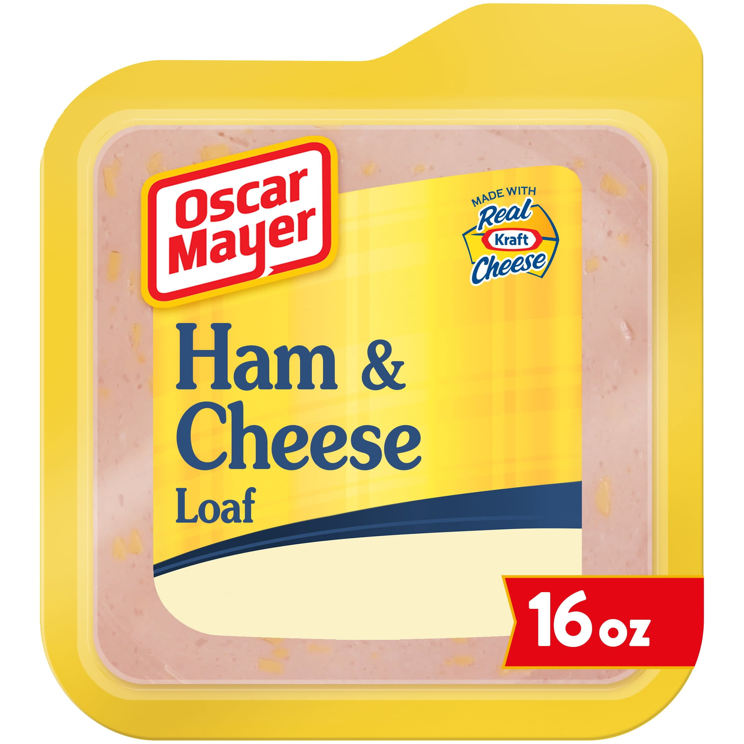 Oscar Mayer Ham and Cheese Loaf Lunch Meat, 16 oz Package - Walmart.com