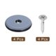 thumbnail image 3 of Uxcell Furniture Slider Pads, Screw on Furniture Glides Sliders 50mm 4, 3 of 6