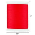 thumbnail image 6 of (3 pack) Hello Hobby Dragon Blood Red 100% Polyester All Purpose Thread, 300 Yards, 6 of 6