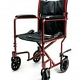thumbnail image 1 of W/C TRANS CHAIR RED ALUM 17 EJ, 1 of 1