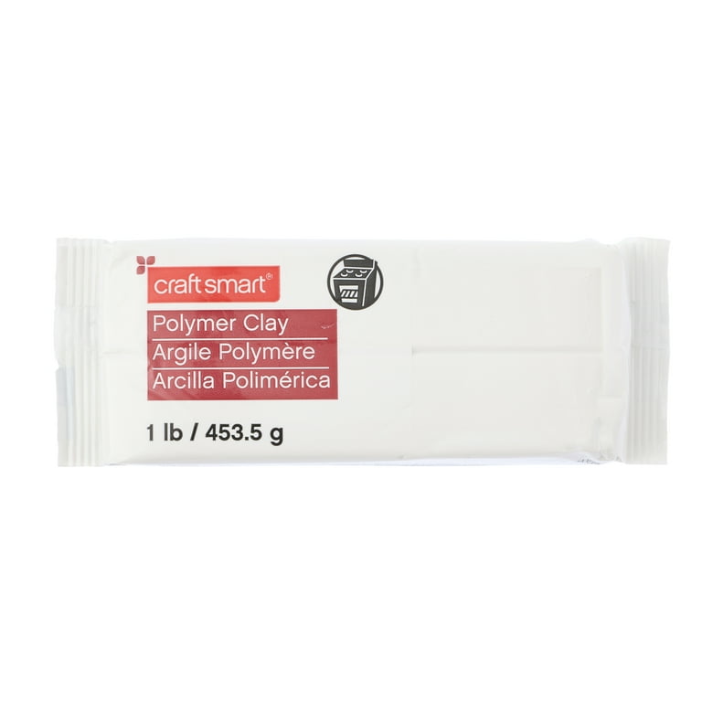 1lb White Oven-Bake Polymer Clay by Craft Smart - Non-Toxic