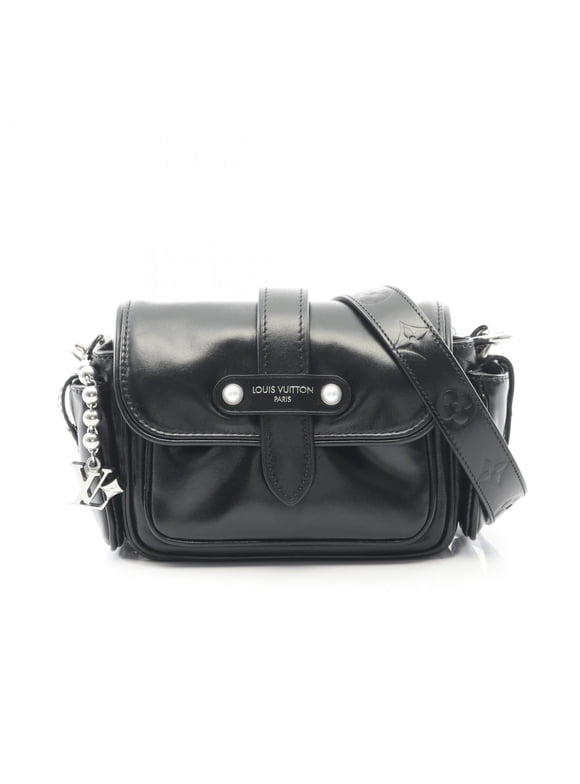 Pre-Owned Louis Vuitton Cargo Wearable Wallet Shoulder Bag, Leather, Men's, Black,... (Good)