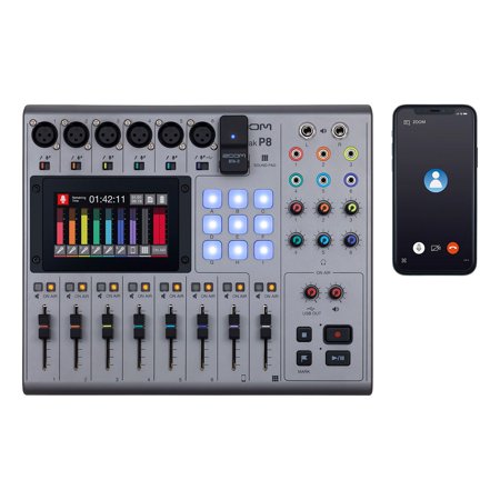 ZOOM PodTrak P8 マルチトラック ポッドキャストレコーダー