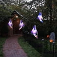 thumbnail image 5 of Halloween Glowing Spooky Windsock Flags With Led Lights For Party Hanging Decorations, 5 of 5