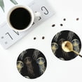 thumbnail image 5 of Balery 4 Pcs Jellyfishleather Coasters Set, Drink Table Cup Coasters For Living Room Kitchen Coffee Decor, 5 of 9