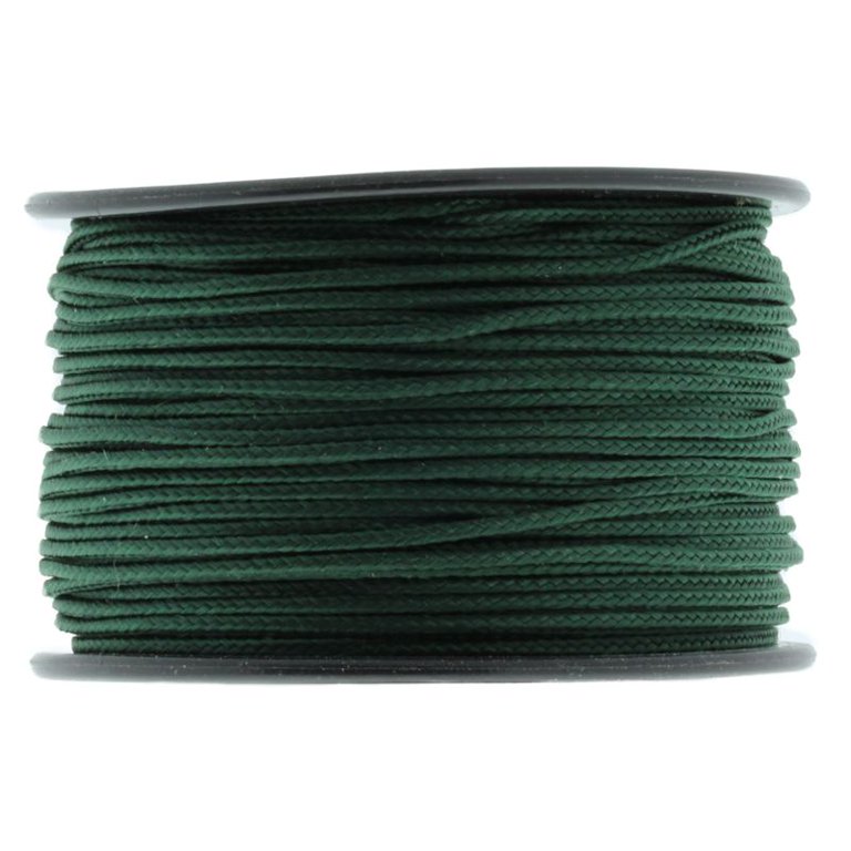 Micro Cord Paracord 1.18mm x 125' Hunter Green by Jig Pro Shop - Made in  the USA
