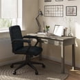 thumbnail image 2 of Chaise de Bureau d'Ordinateur Pivotante Réglable pour Brewer, Bleu Vieilli, 2 of 10
