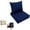 A, variant on Patio Furniture Cushions Replacement, Outdoor Deep Seat Couch Cushion and Backrest Pillow with Waterproof Removable Cover for Sectional Sofa Set