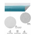 thumbnail image 6 of Teal White Gradient Front Door Mat Abstract Ombre Texture Modern Art Welcome Doormat Indoor Outdoor Entrance Floor Mat Non-Slip Washable Runner Rug for Front Porch Decor 18x47 Inch, 6 of 6