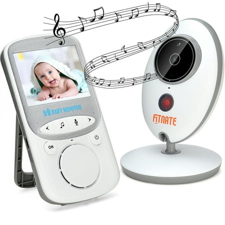 Wireless Video Baby Monitor (Larger 2″ Monitor) Digital Camera Night Vision Temperature (Best Dual Camera Baby Monitor 2019)