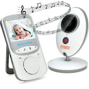 Fitnate Video Baby Monitor (Larger 2″ Monitor) Audio Camera Night Vision Temperature Monitor