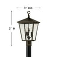 thumbnail image 6 of Hinkley Lighting - Three Light Post Top/ Pier Mount - Outdoor - Trellis - 3, 6 of 7