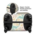 thumbnail image 3 of Fotbe Fall Rabbit Luggage Cover Protector,Suitcase Protector,Scratch and Dirt Resistant,Fits 18-32 Inch Luggage-X-Large, 3 of 8