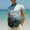 Green, variant on LMOIPLI Men's Summer Striped Shirts Button Down Short Sleeve Beach Vacation Hawaiian Shirt Casual Stylish Gradient Tops Khaki XS