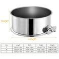 thumbnail image 2 of iMountek Stainless Steel Dog Bowl Pets Hanging Food Bowl with Clamp Holder L, 2 of 10