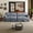 Blue Floral, variant on Avobird 93.7" Comfortable Cloud Couches, Oxford Fabric, Extra Deep Seat Mid Century Sofa for Apartment/Office, Blue Floral