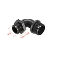 thumbnail image 4 of Conector de cable M16 a prueba de agua de nylon en ángulo de 90 grados, tuerca de bloqueo ajustable con alivio de tensión para cable de diámetro de 6mm-10mm, 2 piezas, 4 of 4