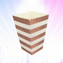 WHAMVOX 12pcs Multi Colored Popcorn Paper Boxes Cardboard Scalloped Favor Boxes for Party Use