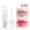 B, variant on Kokovifyves 2.5ml Warm Change Ice Clear Lip Gloss, Tiny Pearl Glitter Hydrating Lip Gloss Makeup