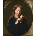 thumbnail image 2 of James Sant 20x23 Black Ornate Framed Double Matted Museum Art Print Titled: Distant Memories, 2 of 5
