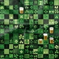 thumbnail image 4 of Scrubs for Women St. Patrick's Day Nursing Uniform V-Neck Shirts Clover Print Scrub Holiday Workwear, 4 of 4