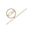 thumbnail image 2 of Figaro Chain Bracelet in Polished 14K Yellow Gold 8 inches (7.30 mm), 2 of 6