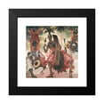 thumbnail image 2 of Fernand Allard-L'Olivier 20x20 Black Modern Framed Museum Art Print Titled - The Chef's Madman (Kanda-Kanda), 2 of 5